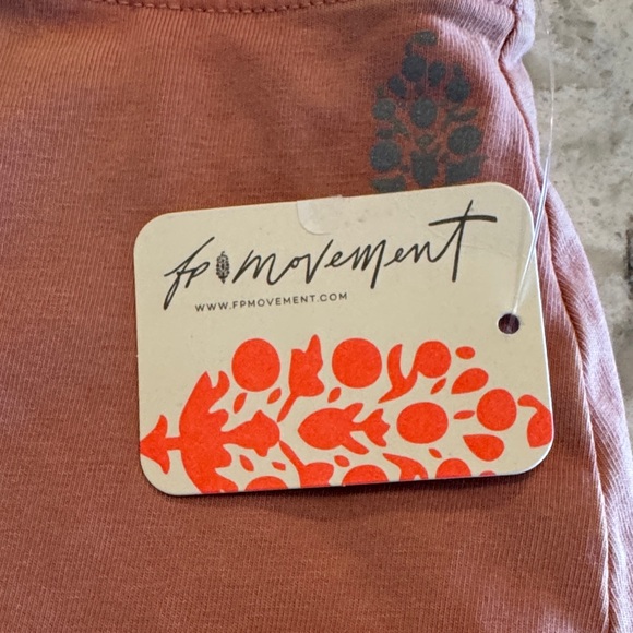 Free People Movement Women's Pink Skort - Picture 3 of 4